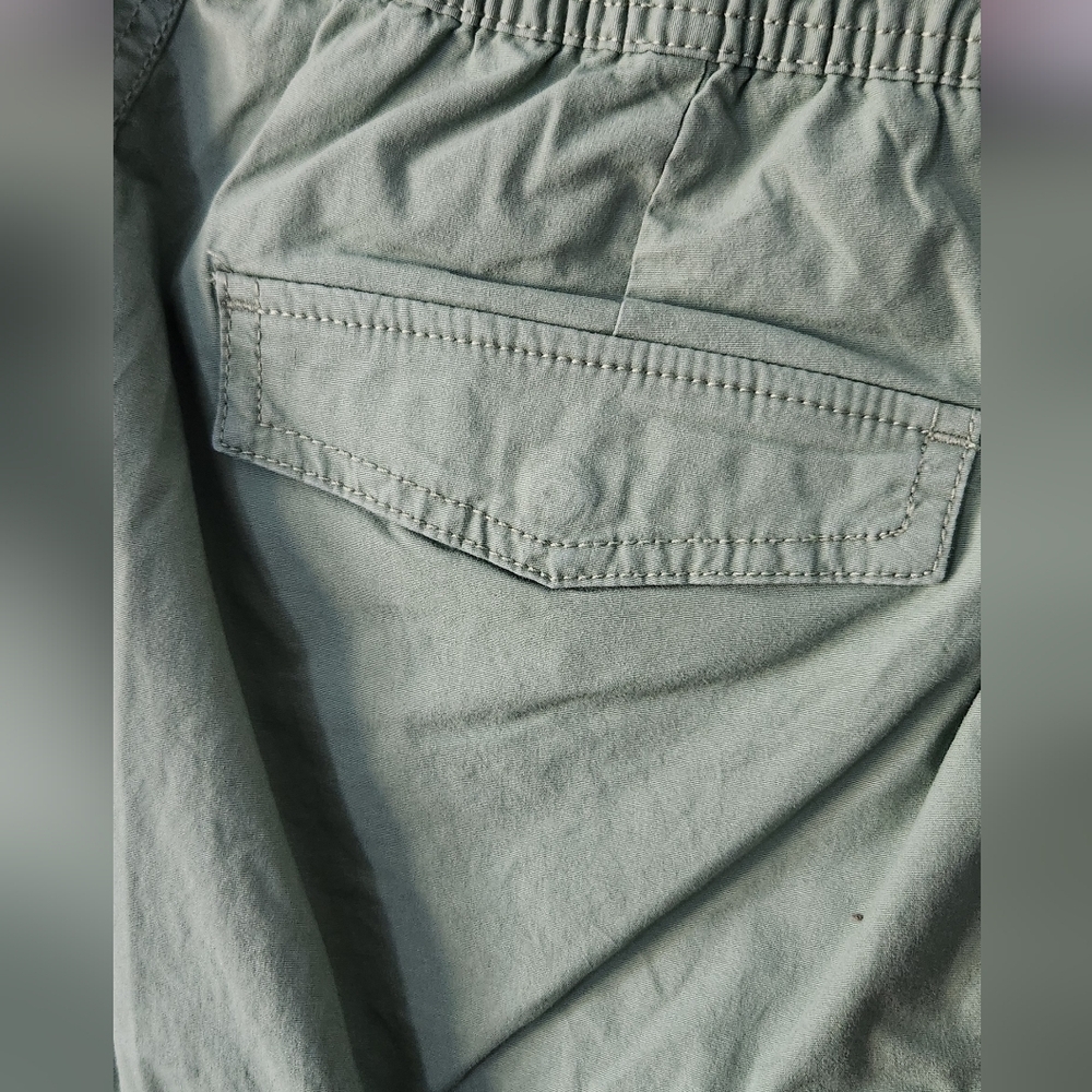 🩳 George Men’s Green Pull-On Cargo Shorts – Size Medium (32–34), NWT, 8” Inseam - Picture 10 of 13